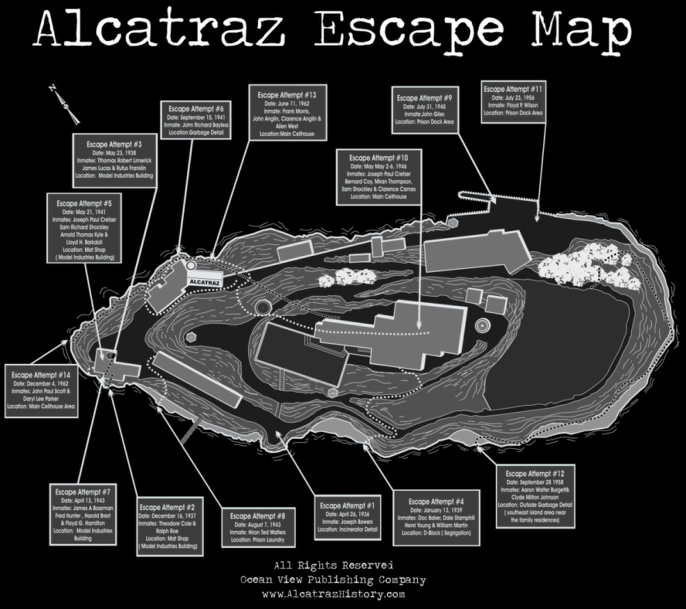 Alcatraz Prison Escape - YouTube